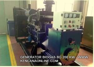 Genset Biogas BG 200 KW